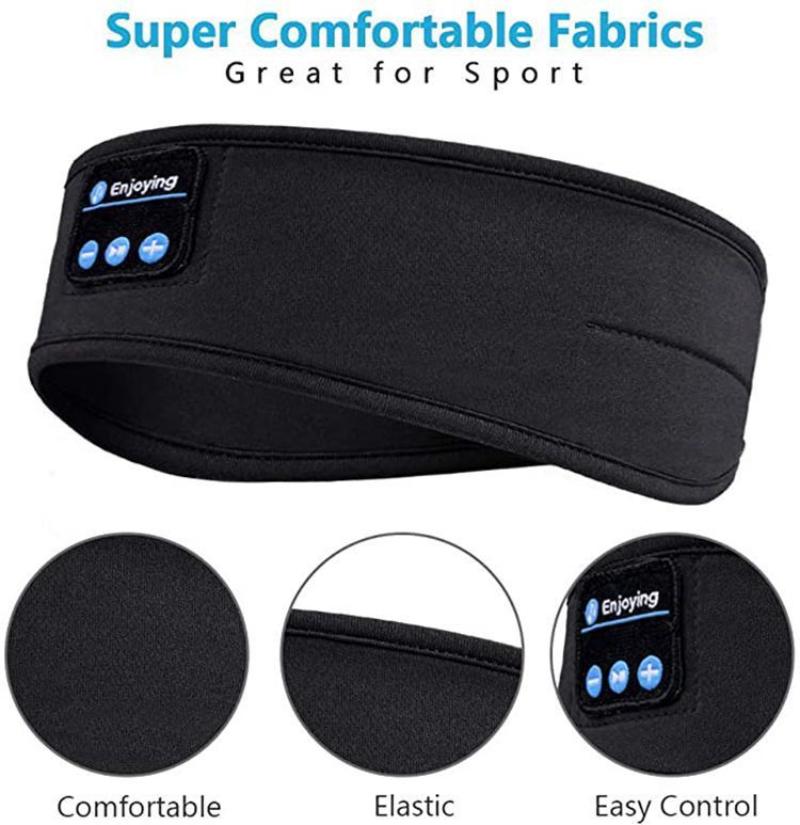Masque casque bluetooth noir
