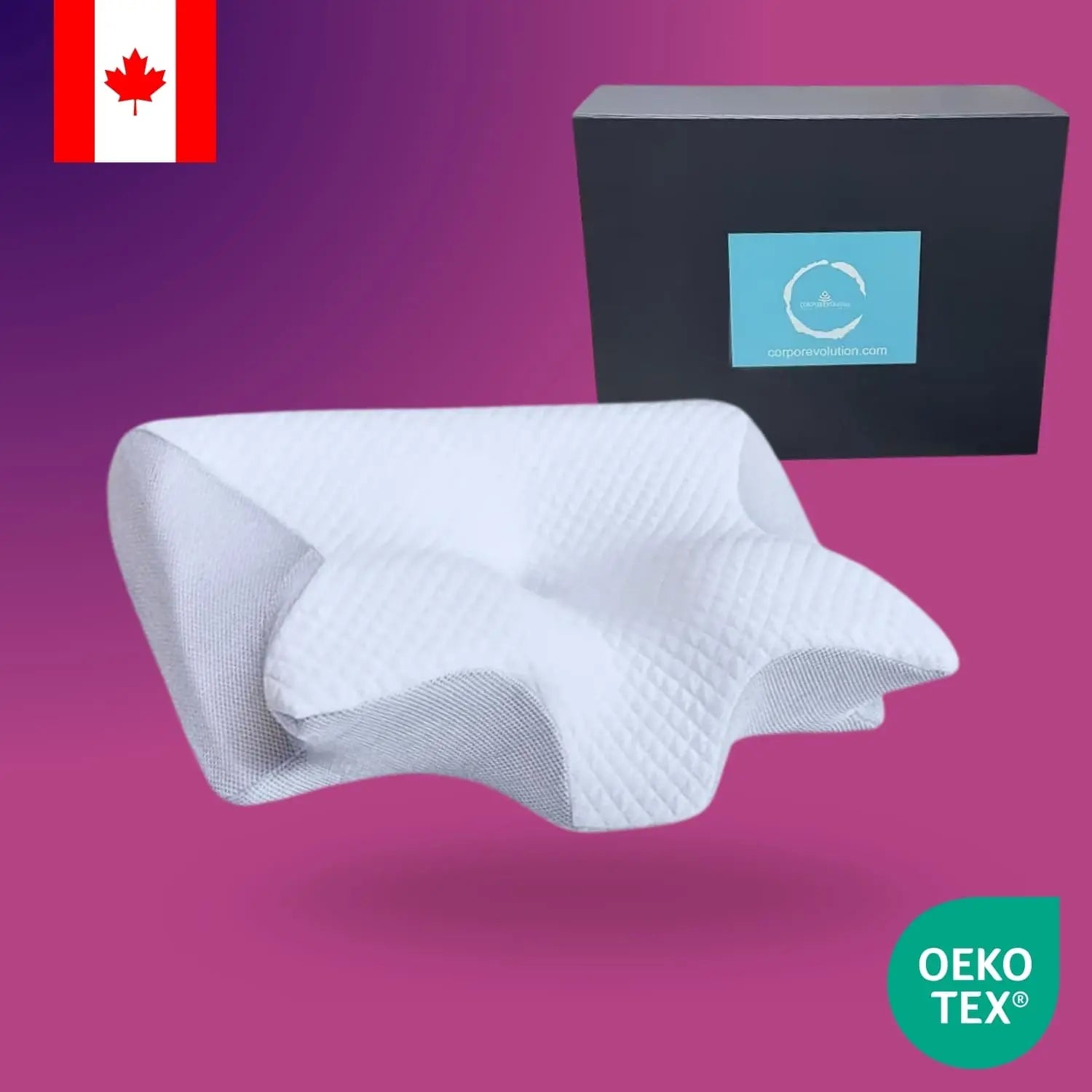 Oreiller orthopédique blanc Canada
