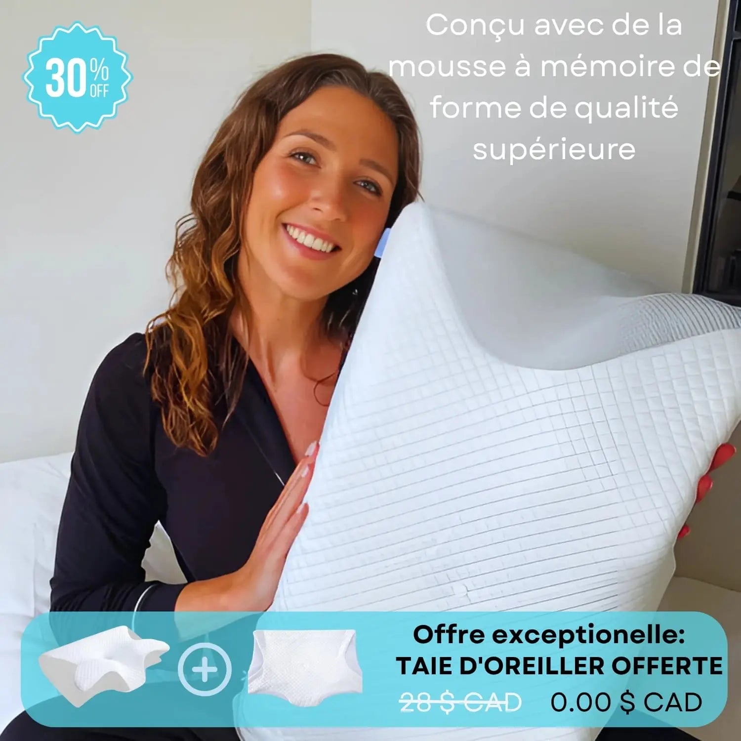 Oreiller pour soulager les douleurs cervicales