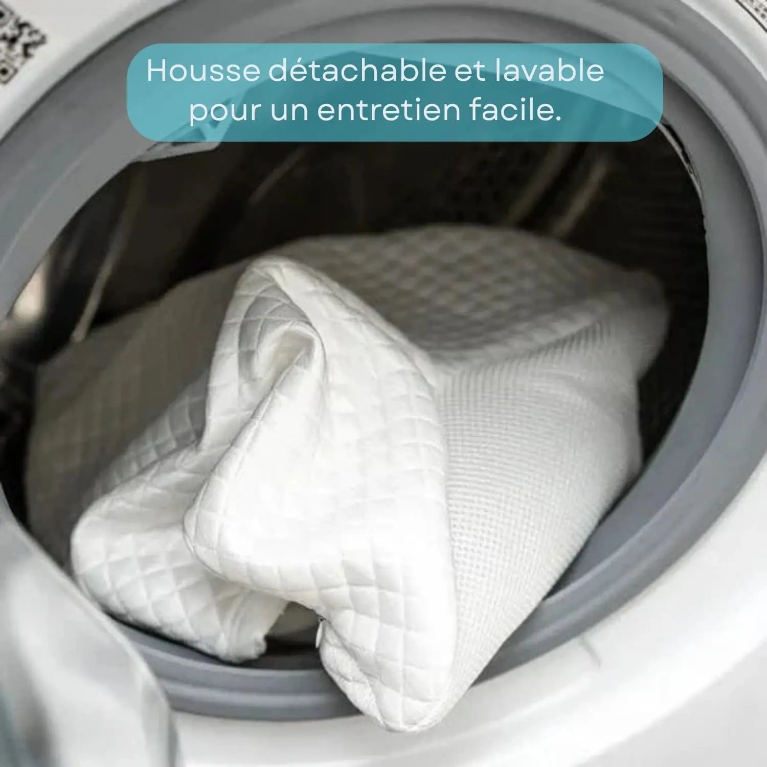 Taie d'oreiller lavable