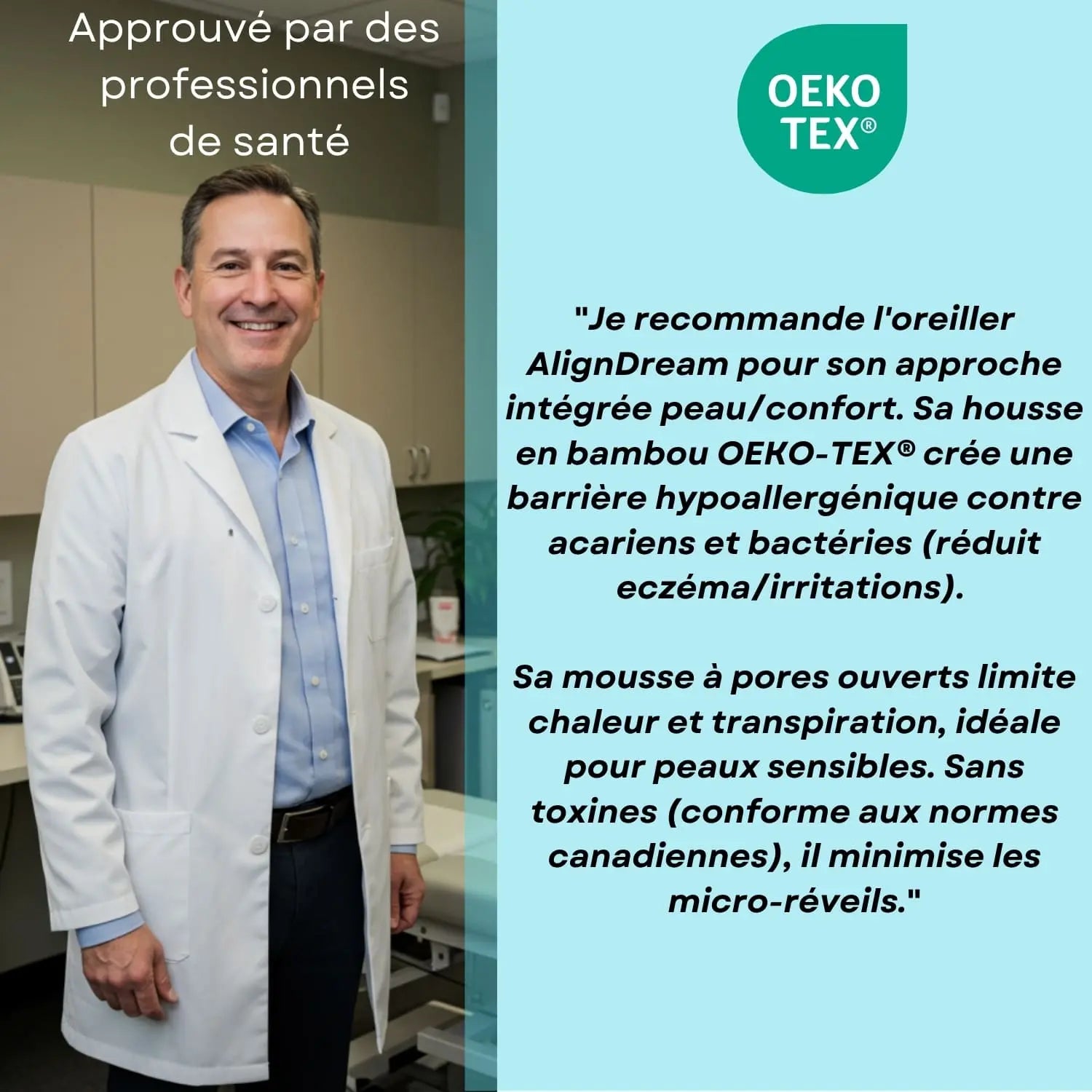 Testé et approuvé par des professionnels de santé