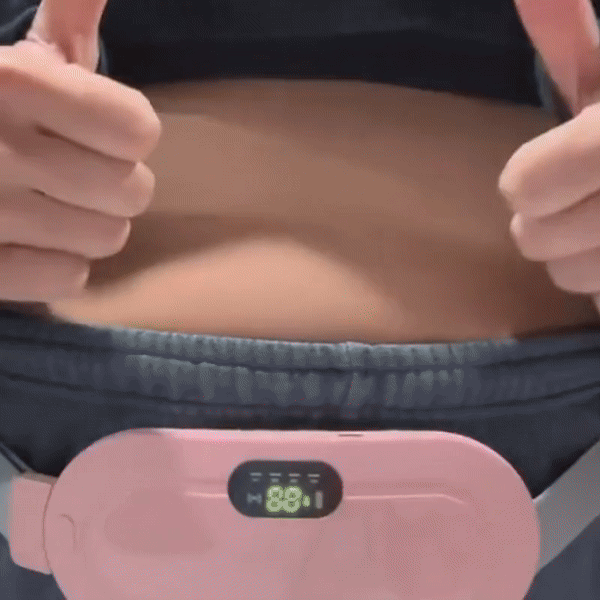 Vibrating and massaging belt for period pain, immediate positive results
