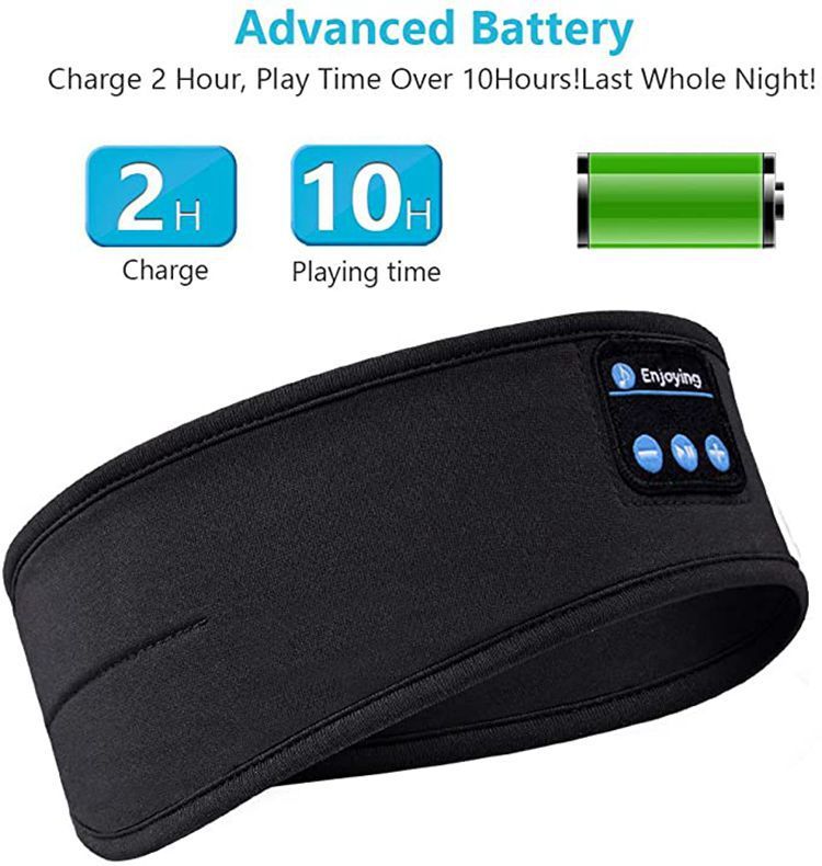 Bandeau Casque Bluetooth 5.0 pour Dormir