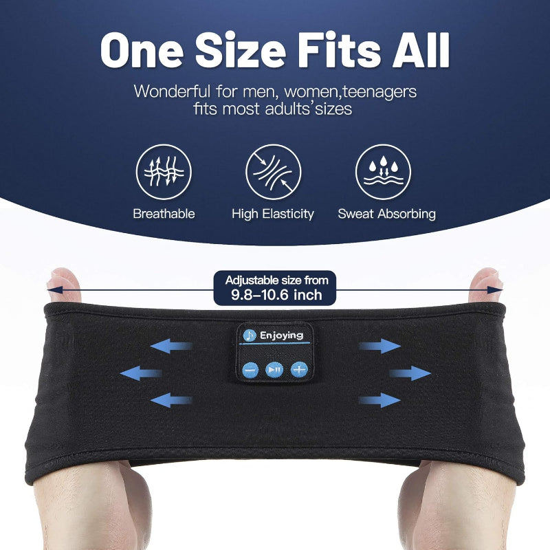 Elastic Bluetooth headband for deep sleep