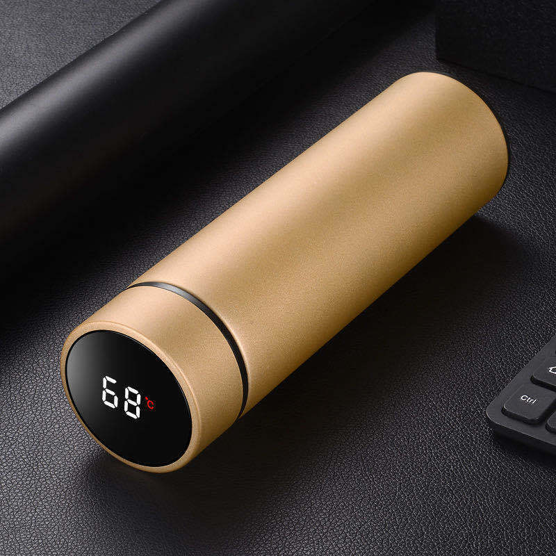 Thermos en acier inoxydable golden