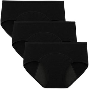 Lot de 3 culottes menstruelle noire